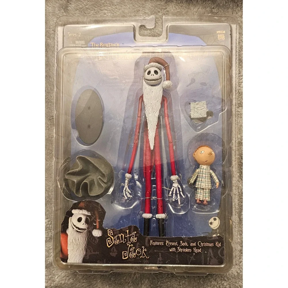 NECA Nightmare Before Christmas Santa Jack Skellington Series 2 Figure NEW